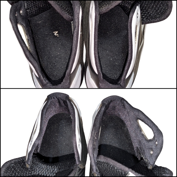 Nike '08 Hyperdunks Men's Size 18 Black/White Suede Mesh Athletic High-Tops - Picture 12 of 16